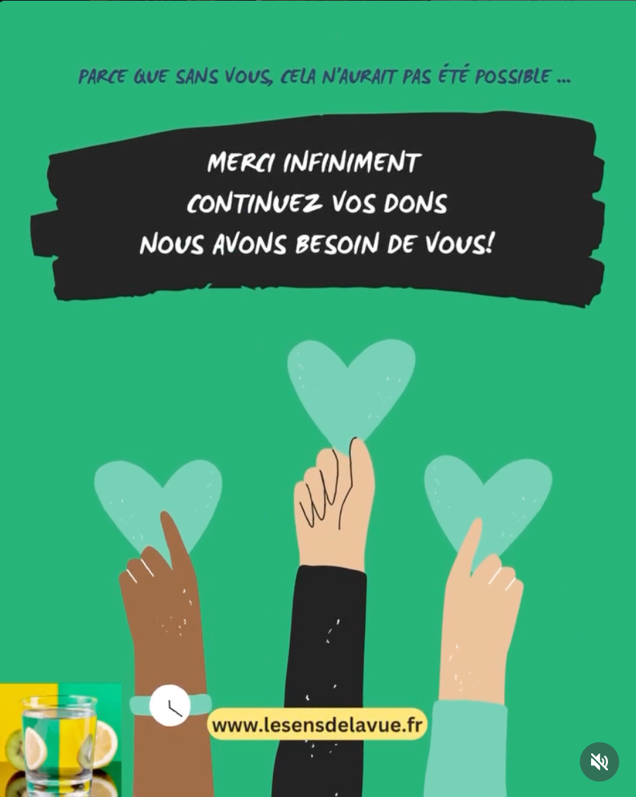 Préparation de la mission Sénégal — visuel de campagne Le Sens de la Vue